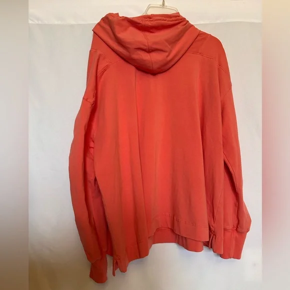 FP Movement Hot Shot Hooded Layer Coral Pink Size M Oversized Size M - Picture 4 of 9